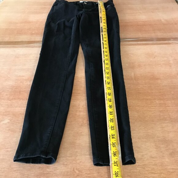 Frame Le Skinny De Jeanne Jeans Women 27 Black Mid Rise Stretch Preppy Sculpting - Picture 6 of 14